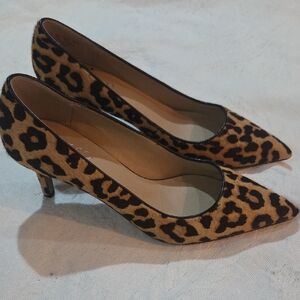 Franco Sarto Leopard Print Heels